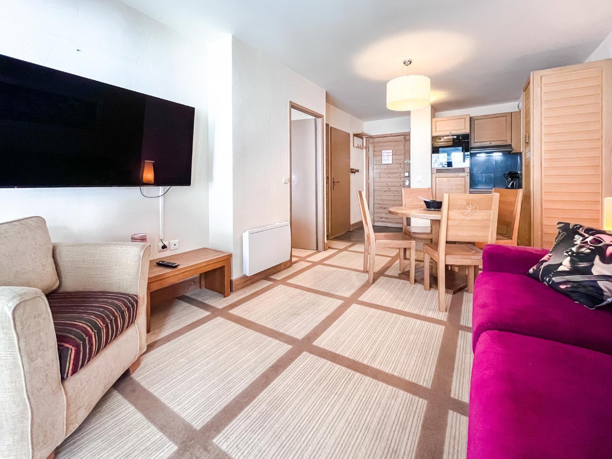 Large One-Bedroom Apartment, Wheelchair Adapted, Les Terrasses D'Eos Flaine Exterior photo